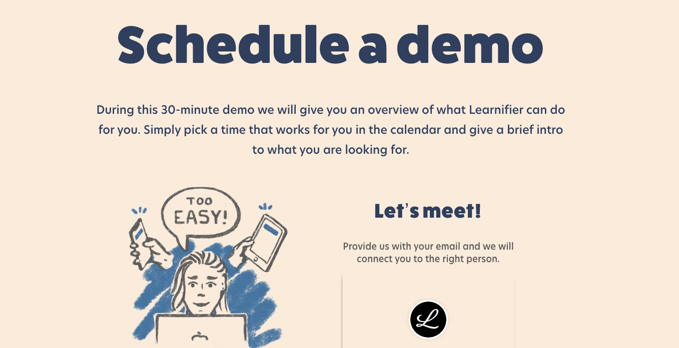 Book a Demo - blog - Learnifier